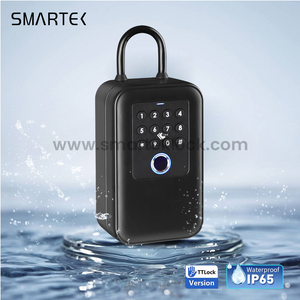 IP66 Physical Button K7 Keyless Entry Fingerprint NFC Password Code Card Mechanical Key TTLock Tuya App Smart Key Box Keybox