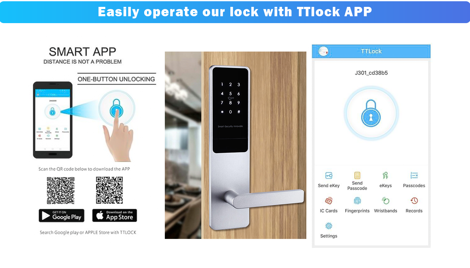 wifi smart door lock