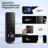 Hot Selling Smartek Electric KeyPad Smart Fingerprint Handle Door Locks for Home With Doorbell