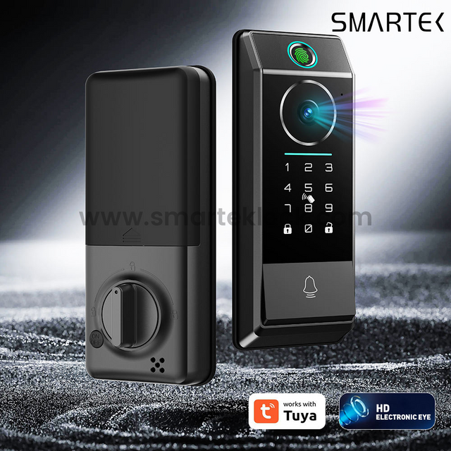 Waterproof Tuya Smart Lock with Camera Smart Lock Door Matter