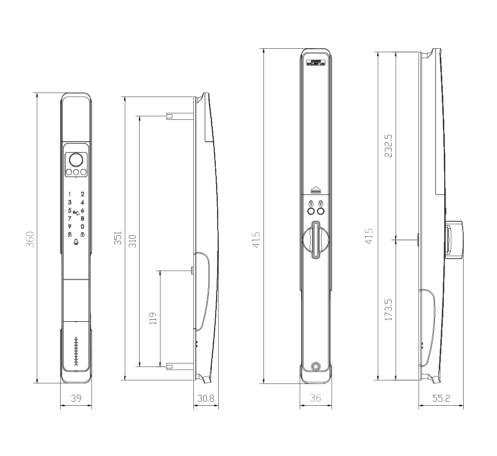 tuya door lock