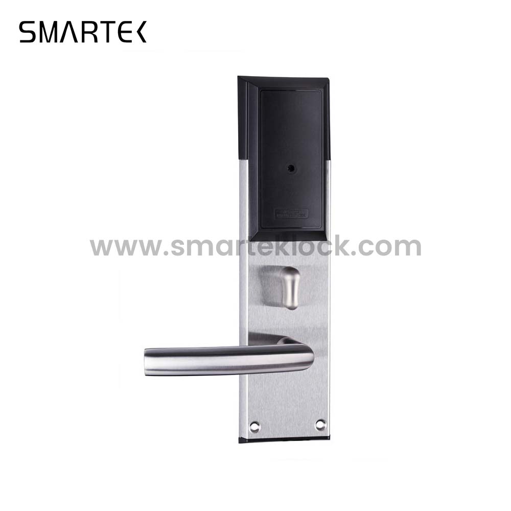For E301 Low Price ANSI Hotel Lock with APP/RFID/Mechanical Unlock Cloud Data Storage & SDK for Wood Doors Hostel Apartment