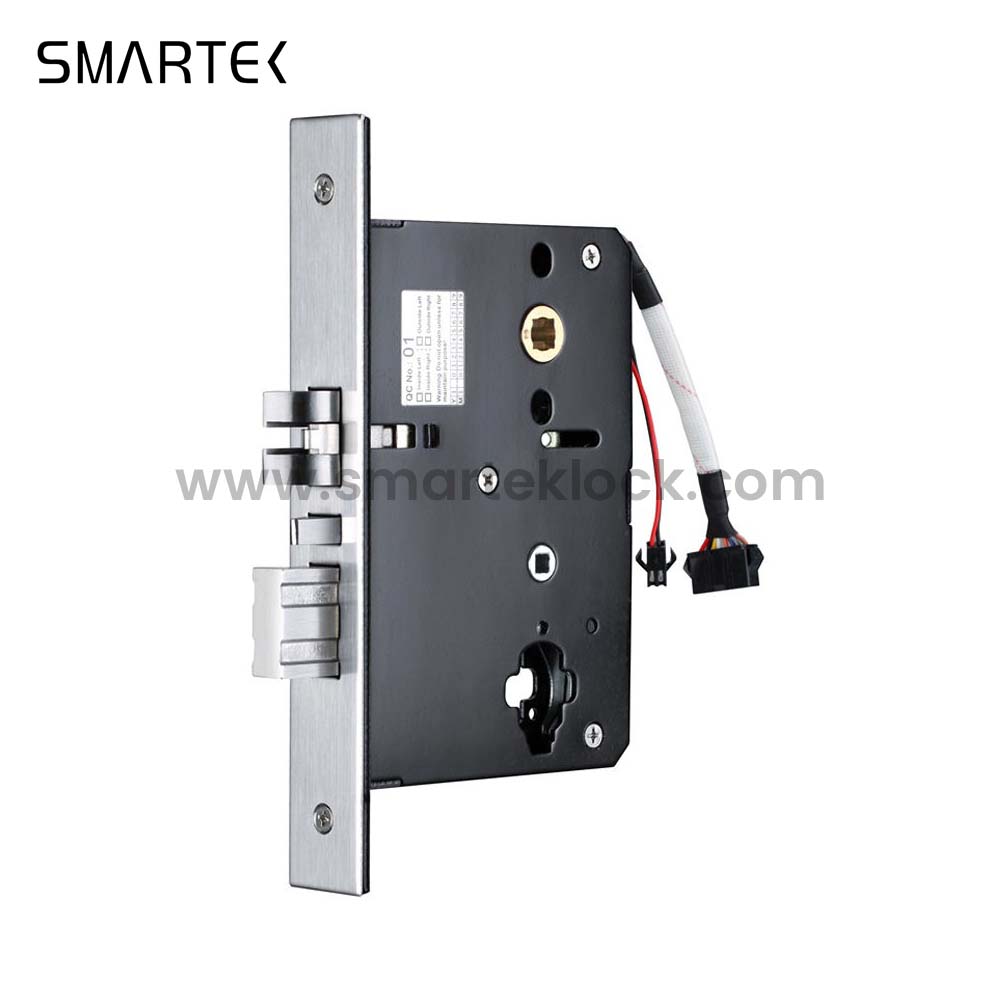 For E301 Low Price ANSI Hotel Lock with APP/RFID/Mechanical Unlock Cloud Data Storage & SDK for Wood Doors Hostel Apartment