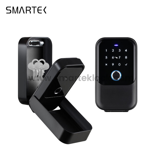 Potable IP65 Waterproof Aluminum Alloy Case Cloud Storage Tuya App Fingerprint Passcode Card Key for Smart Key Lock Safe
