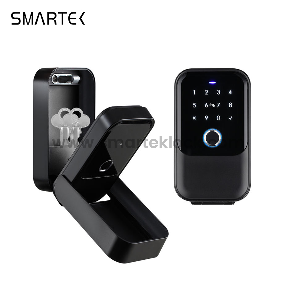 Potable IP65 Waterproof Aluminum Alloy Case Cloud Storage Tuya App Fingerprint Passcode Card Key for Smart Key Lock Safe