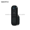 Waterproof for Smart Biometric Fingerprint Security Dual Side Rim Lock for Wood Door Zinc Alloy Cloud Remote Control