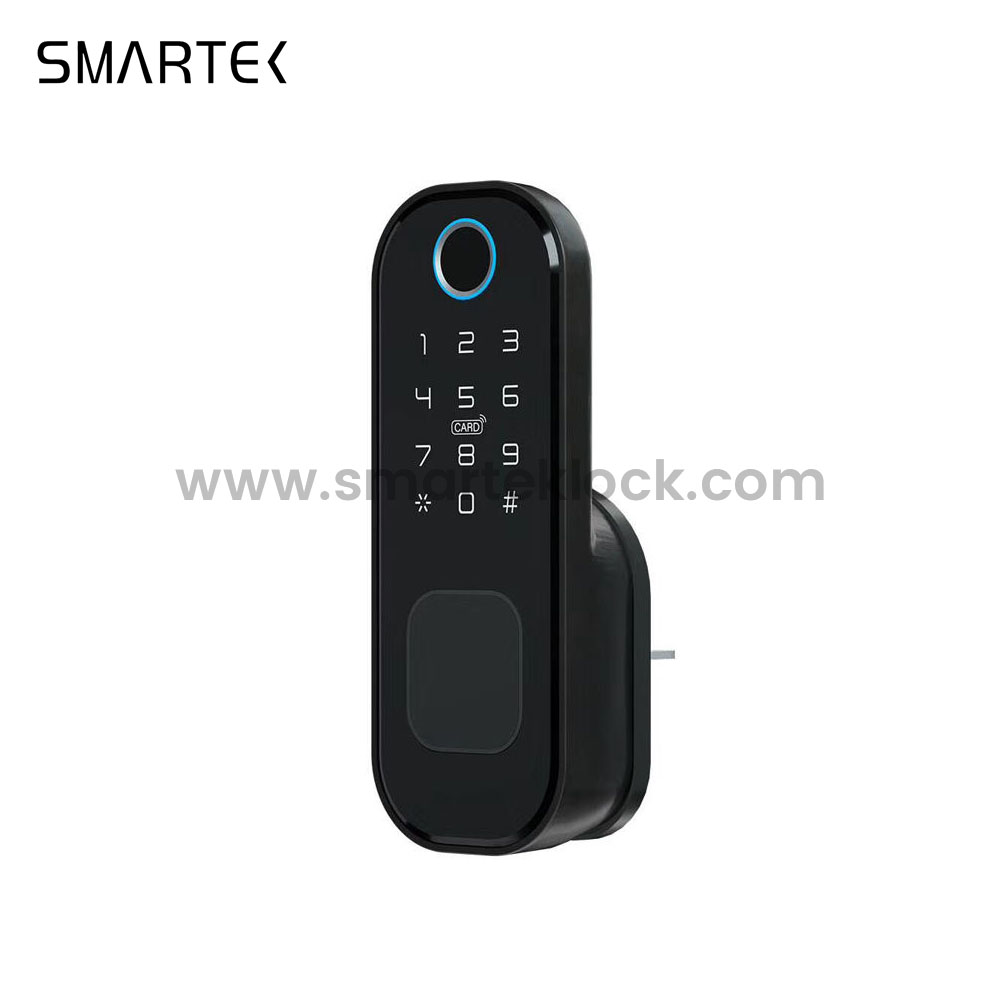 Waterproof for Smart Biometric Fingerprint Security Dual Side Rim Lock for Wood Door Zinc Alloy Cloud Remote Control