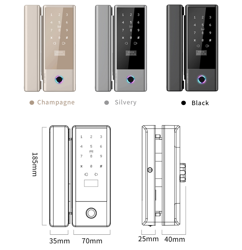 Tuya WiFi fingerprint smart lock for glass door.jpg