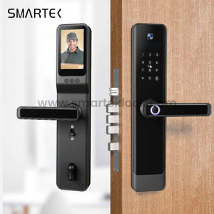 6068 Mortise Solid Aluminum Alloy Smart Electric Lock for Wood Door with Fingerprint and TTLock App