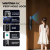 SMARTEK I8 IP54 Camera Full Automatic Tuya APP Wi-Fi WBRL Whole Live Video 3D Face Recognition Smart Door Lock with Eye Scanner