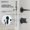 Smartek S7 Waterproof IP66 Fingerprint Physical Button Passcode RFID IC Card KEY Tuya Application Smart Cylinder for EU Types