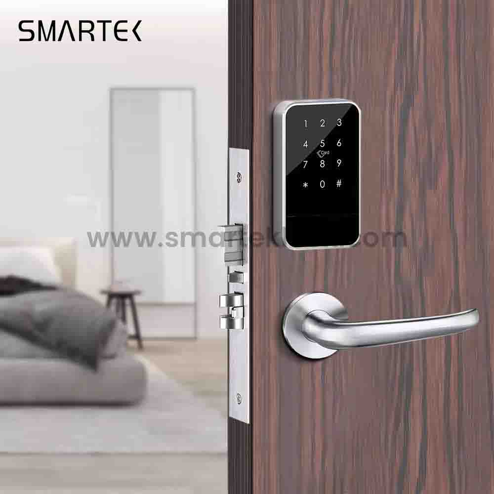Anti-Theft 304 Stainless Steel Polished Hotel Spit Lock with Card