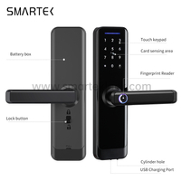 door handle with key