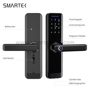 door handle with key