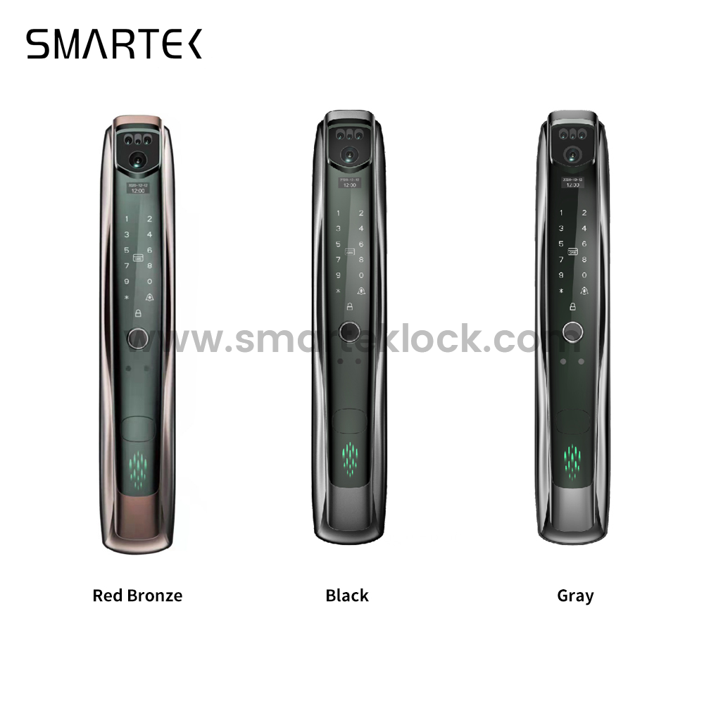 Smart Security Aluminum Alloy Electronic Keyless Waterproof Anti-Theft Digital Rechargeable Door Key Emergency Fingerprint Video