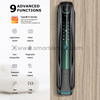 SMARTEK i9 Waterproof Camera Automatic Tuya APP Wi-Fi Record Video 3D Face Recognition Smart Door Lock with Eye Scanner