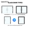 glass door smart lock