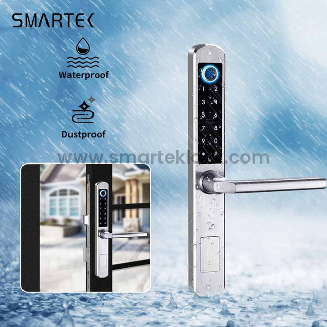Smartek A210 Fingerprint Smart Lock, WiFi Keyless Entry Door Lock, IP65 Waterproof with TUYA App