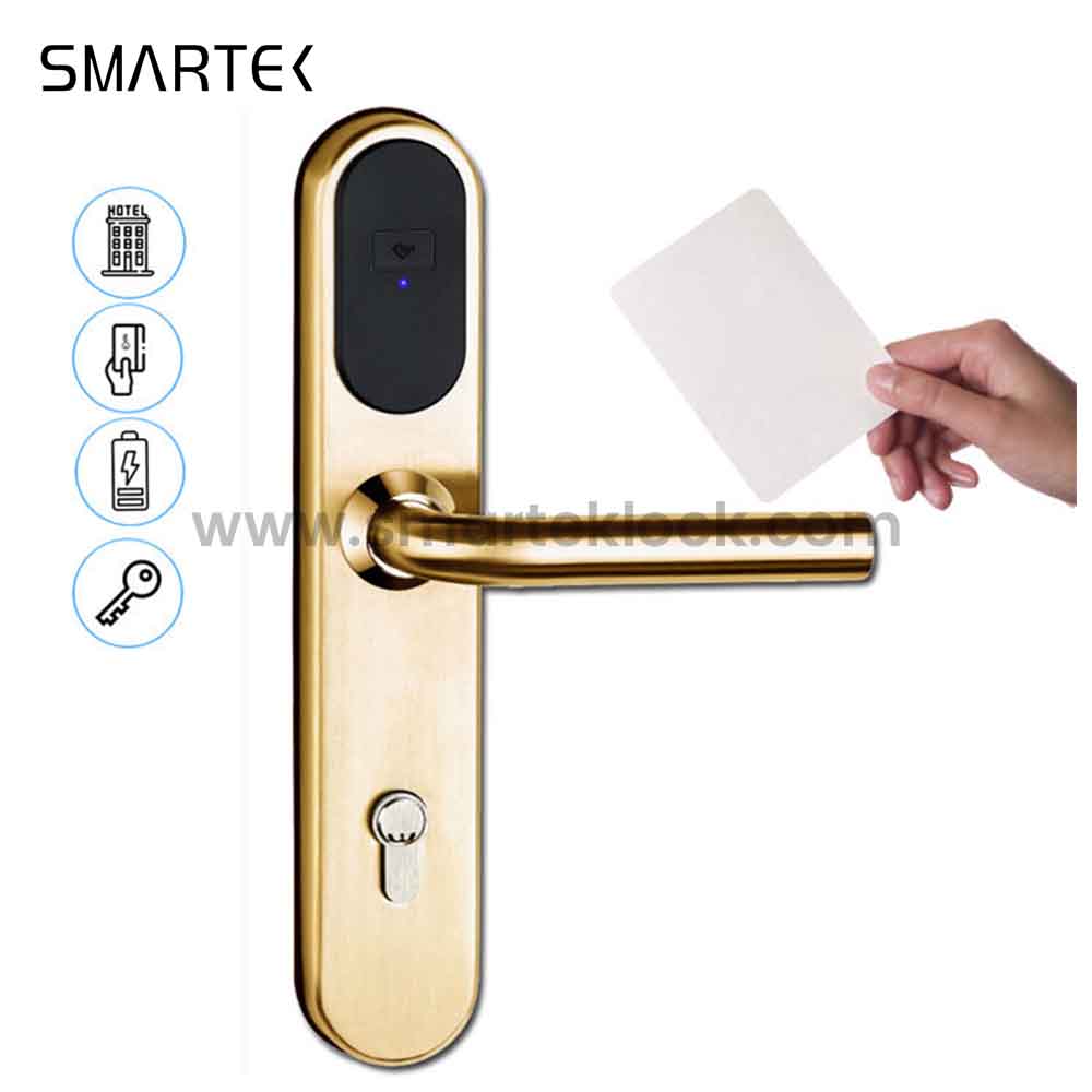Smartek JK700 SUS304 Smart Hotel Lock System Intelligent Europe Hotel lock