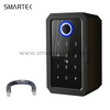 Zinc Alloy Fingerprint Wall-Mounted Door Lock with Key Box and Cloud Support for Wood/Glass/Aluminum/Steel Doors for K3