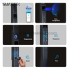 Smartek Tuya Camera Auto Lock A216 Face Recognition Wifi Electronic Fingerprint Keyless Password Outdoor Waterproof Smart Lock 