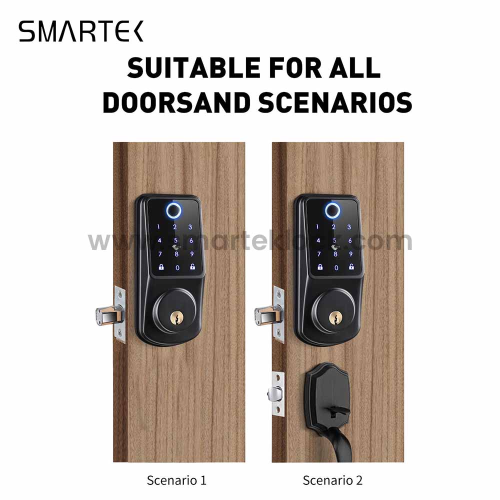 For A220 Smart App IC Card Deadbolt Lock for Wood & Steel Doors