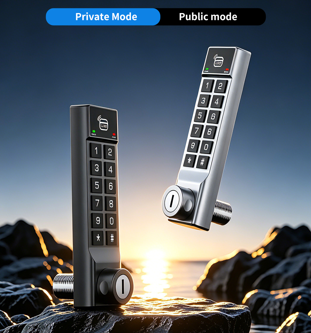 digital mailbox lock with keypad