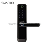 Waterproof Wood Apartment Video Intercom Smart Digital System smart door lock with tuya security camera and wifi with key