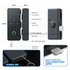 app controlled glass door lock