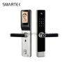6068 Mortise Solid Aluminum Alloy Smart Electric Lock for Wood Door with Fingerprint and TTLock App