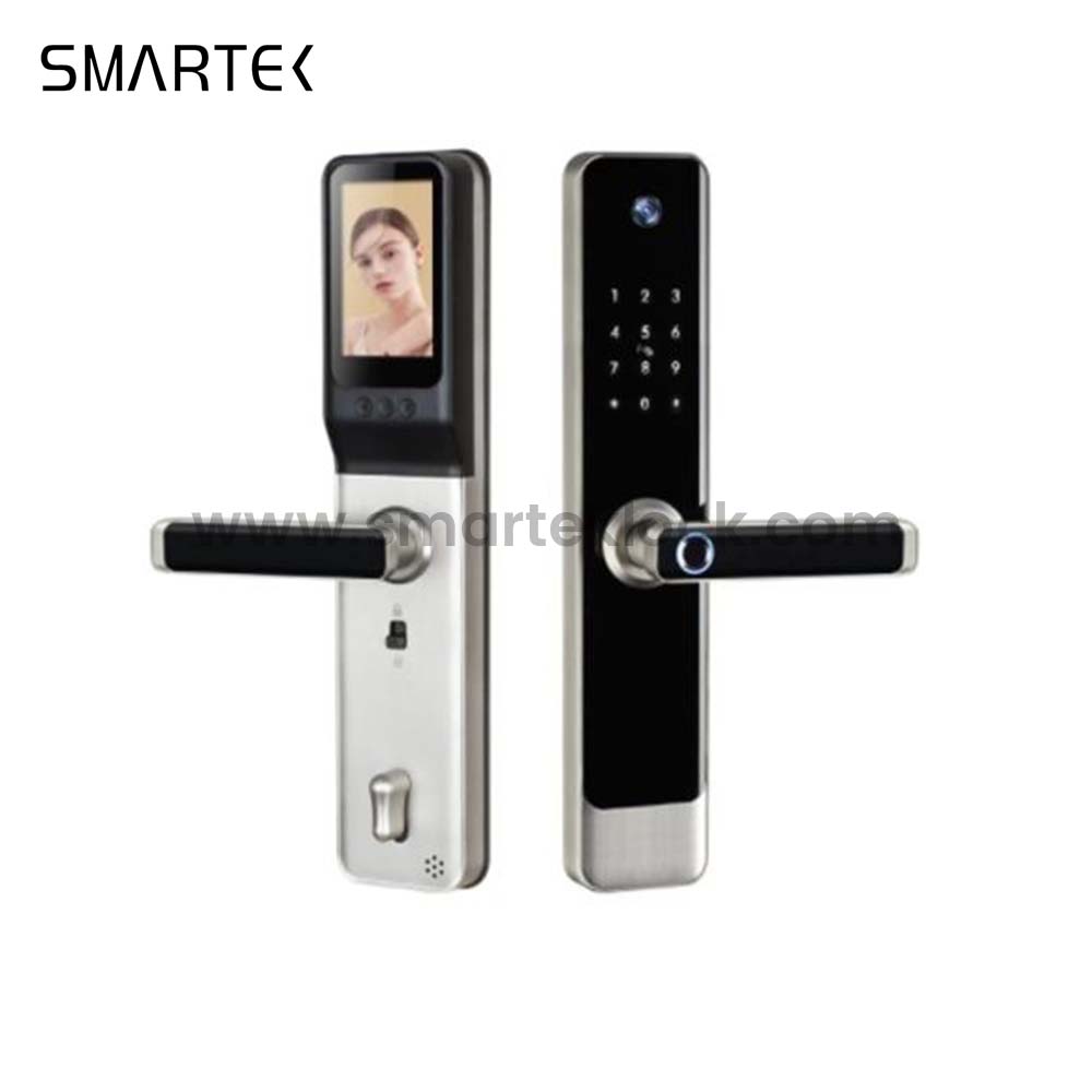 6068 Mortise Solid Aluminum Alloy Smart Electric Lock for Wood Door with Fingerprint and TTLock App