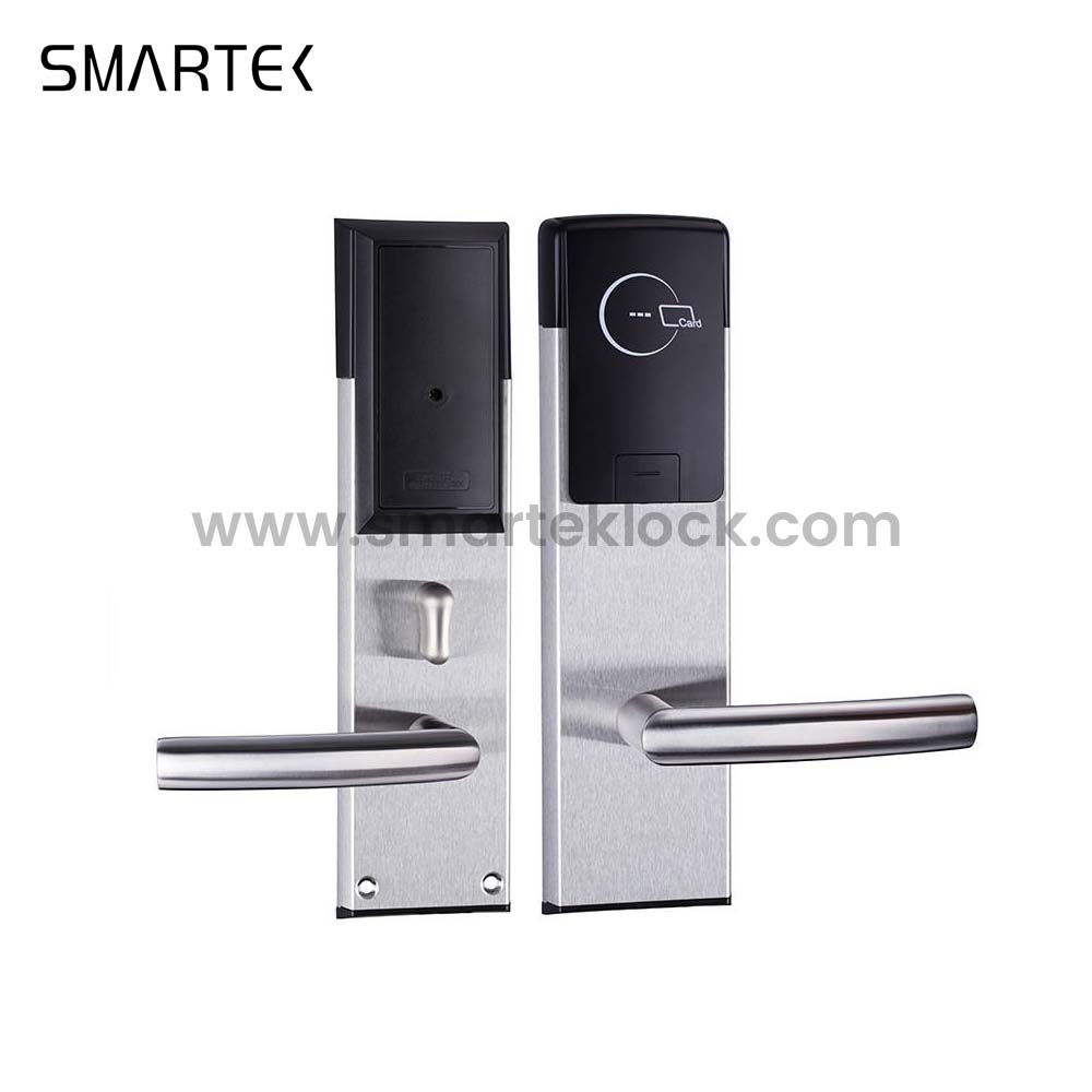 For E301 Low Price ANSI Hotel Lock with APP/RFID/Mechanical Unlock Cloud Data Storage & SDK for Wood Doors Hostel Apartment