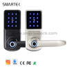 For A290-TTlock Electronic Front Door Lock Biometric Fingerprint App Control Digital Smart Lock for Aluminum Steel Doors