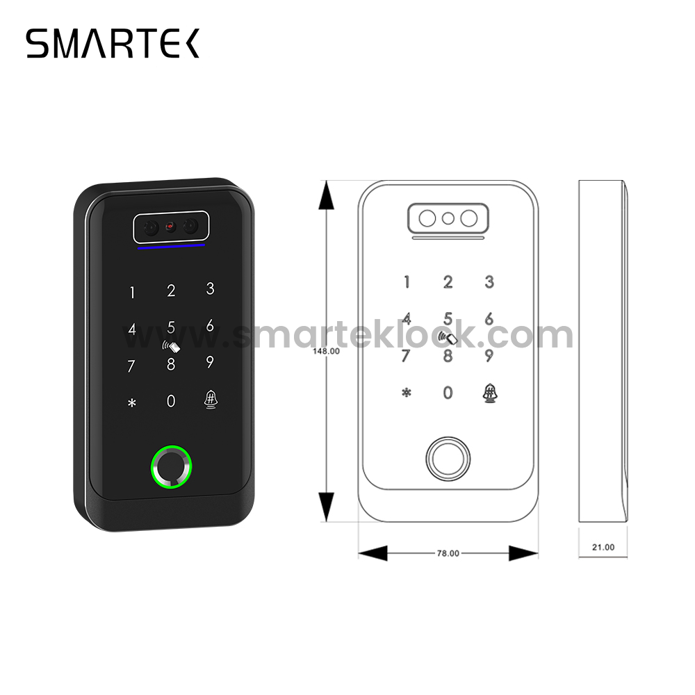 Smart Access control 3D Face Recognition IP66