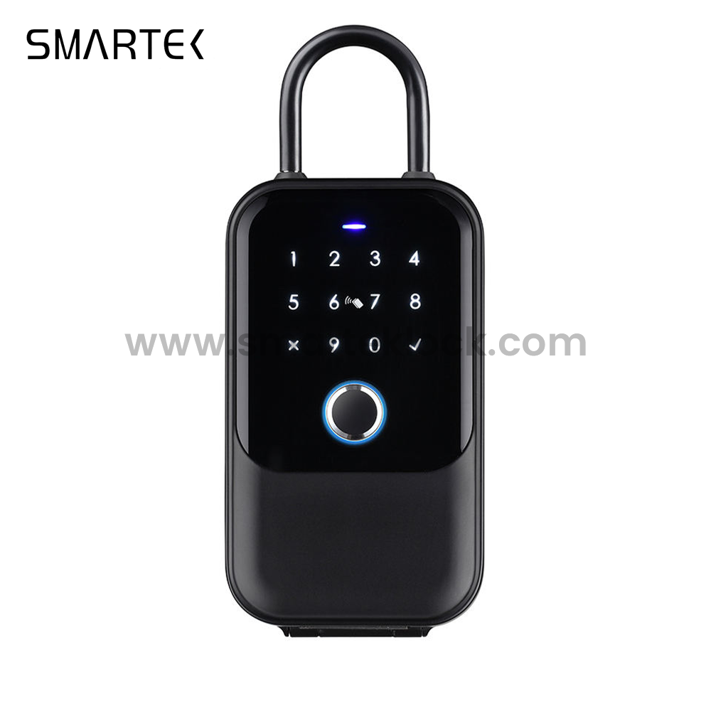 Potable IP65 Waterproof Aluminum Alloy Case Cloud Storage Tuya App Fingerprint Passcode Card Key for Smart Key Lock Safe