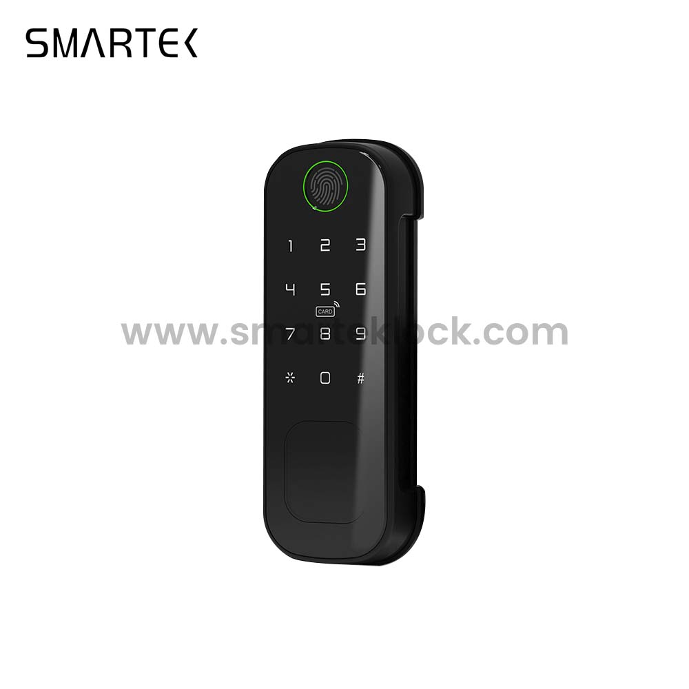 Tuya Keyless Smart Digital Rim Door Lock Waterproof Design with App Control, Ideal for Outdoor Gates and Metal Doors