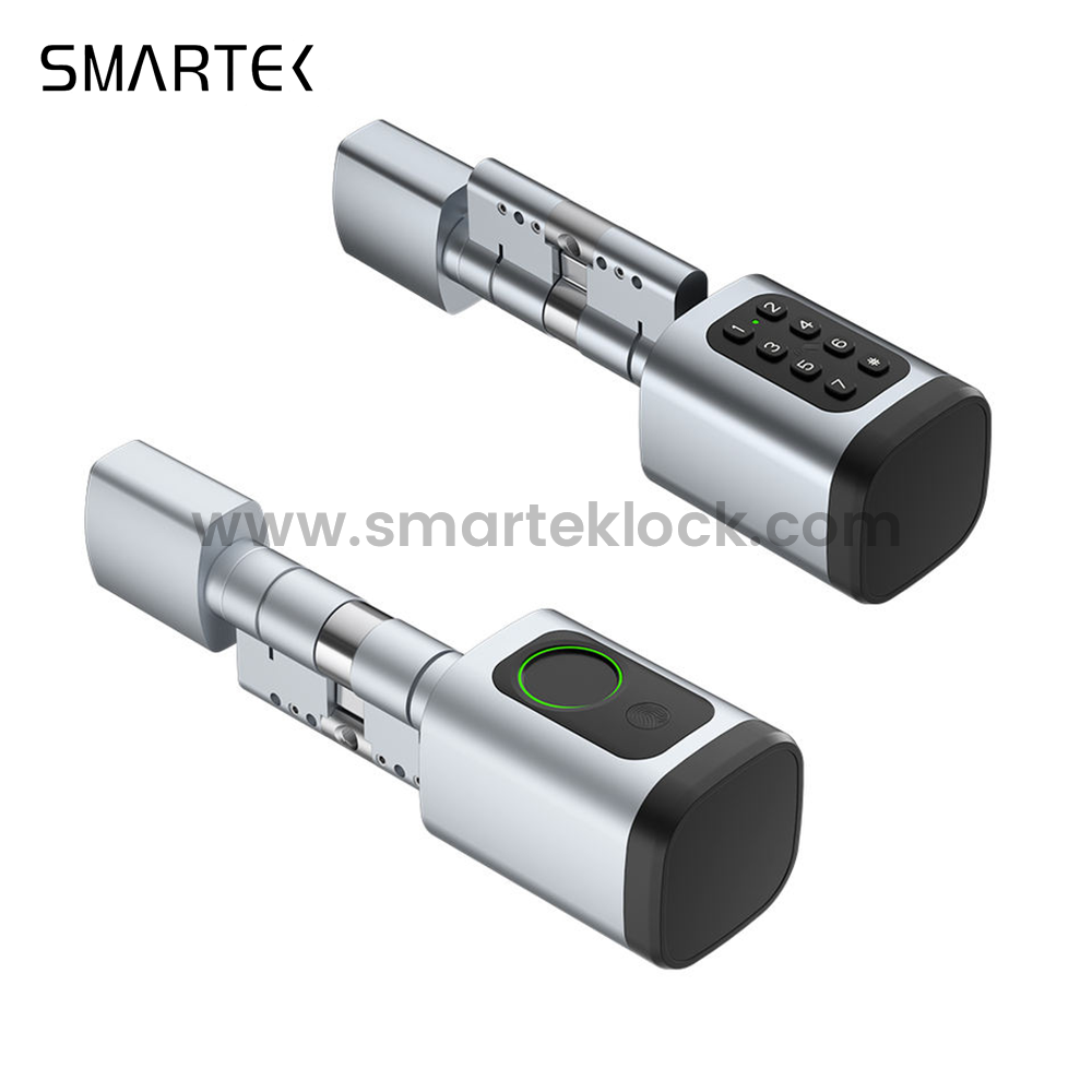 V1 TTLOCK Fingerprint Card Keyed -enabled Cloud Storage Smart Cylinder Lock for Stainless Steel Doors