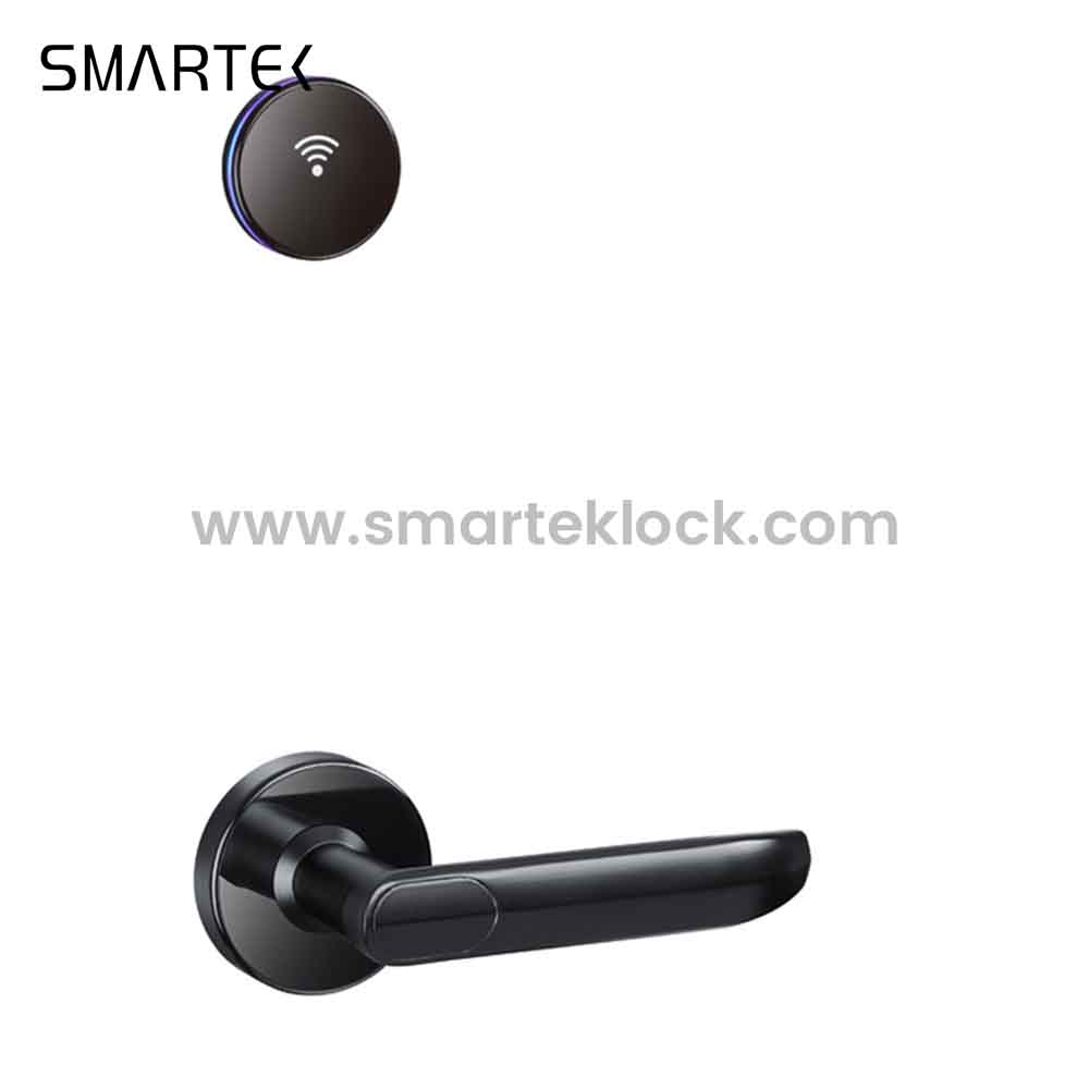 Smartek S190 Zinc Alloy Keyless Entry ANSI Mortise Offline Hotel Door Lock Card Reader System Electronic Split Hotel Lock