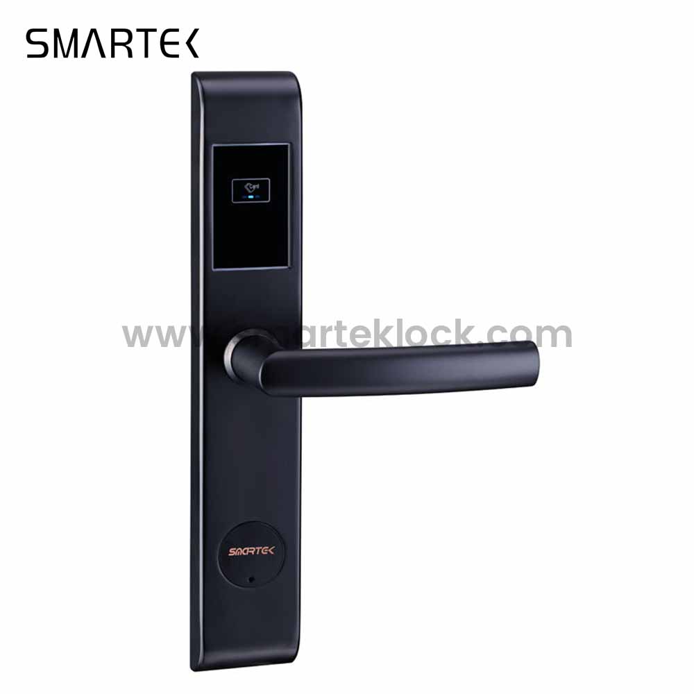Zhongshang Smartek M800 SUS304 6V AA Battery ANSI Mortise RFID Keyless Entry Offline RF Hotel Lock System Hotel Smart Lock