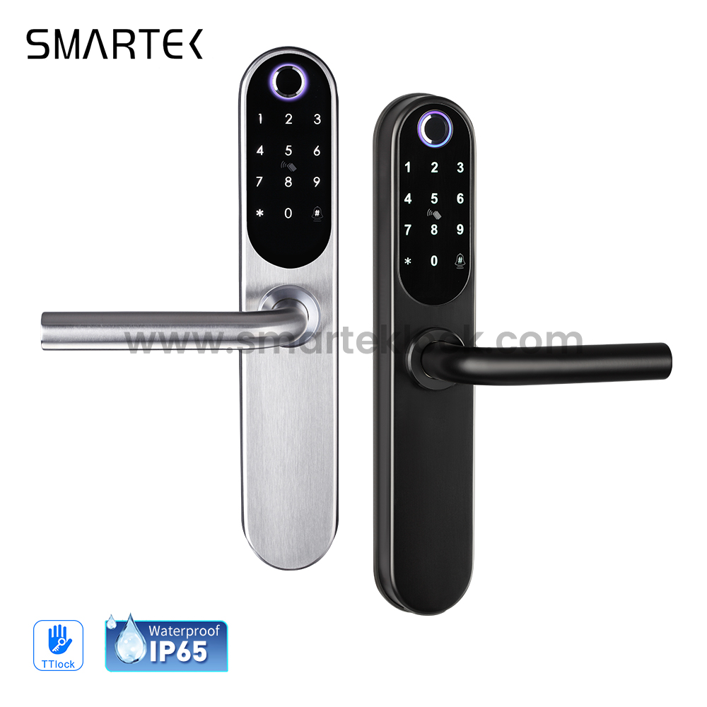 Fireproof & Waterproof Biometric Fingerprint Smart Door Lock 304 Stainless Steel Lock with APP Control