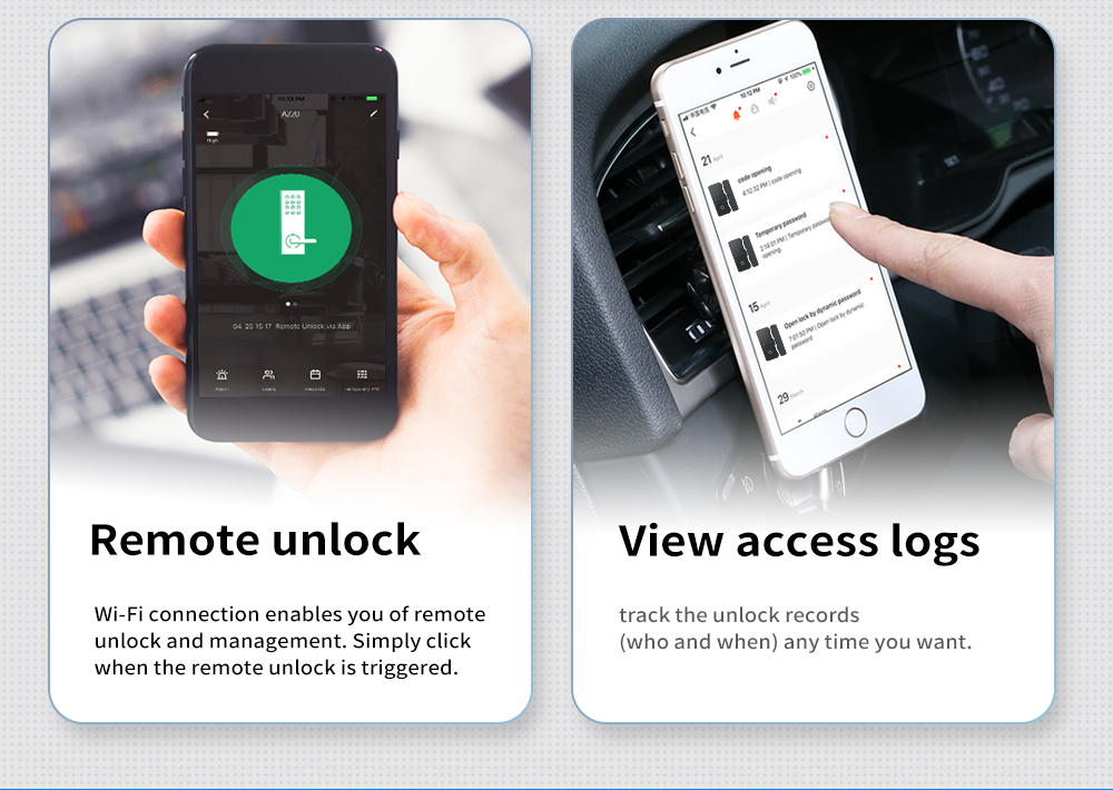 Aluminum alloy smart lock for commercial glass door
