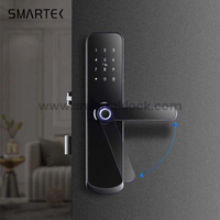 A260 TUYA Pro WiFi Smart Door Lock for Wood Doors with Fingerprint TUYA App & Cloud Automatic Entry